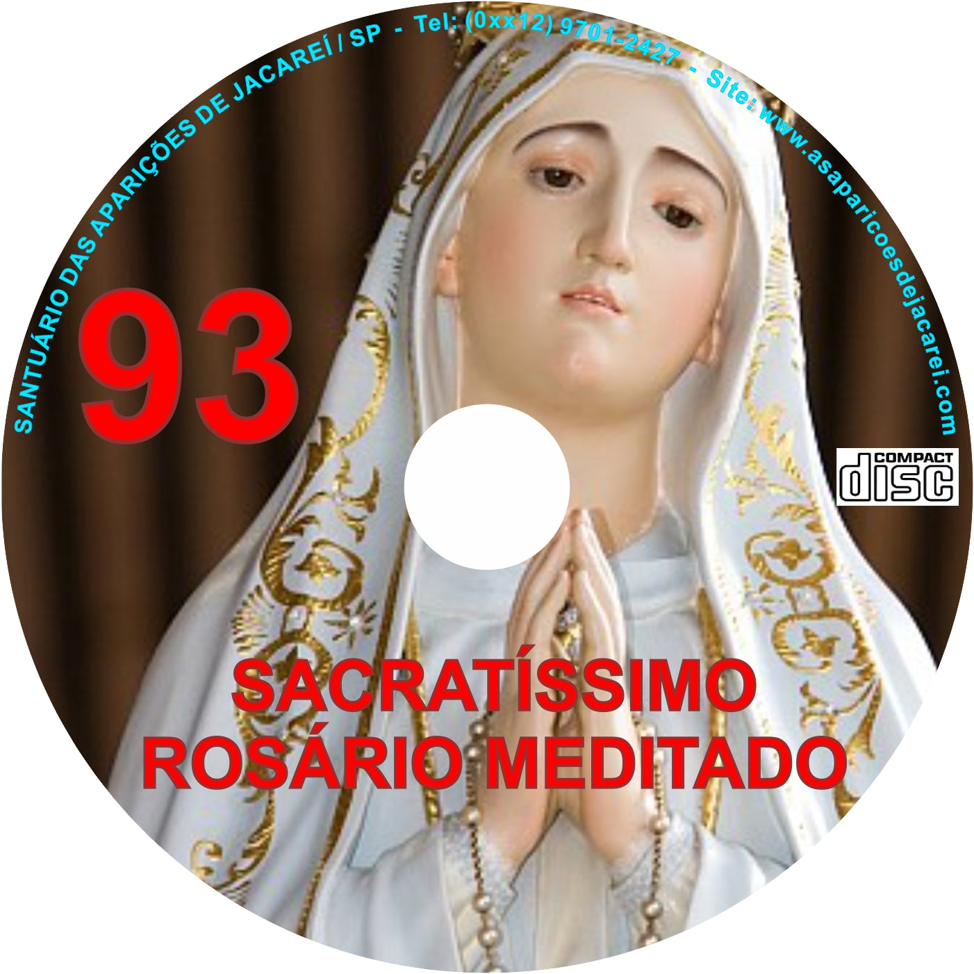 CD Rosário Meditado 093 CD Rosário Meditado 093